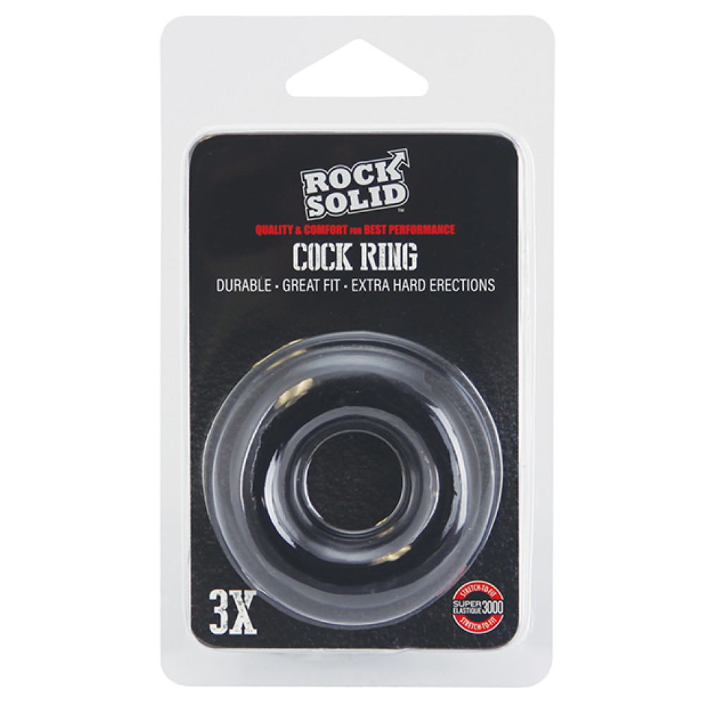 Rock Solid 3" Black Donut Ring