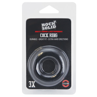 Rock Solid 3" Black Donut Ring