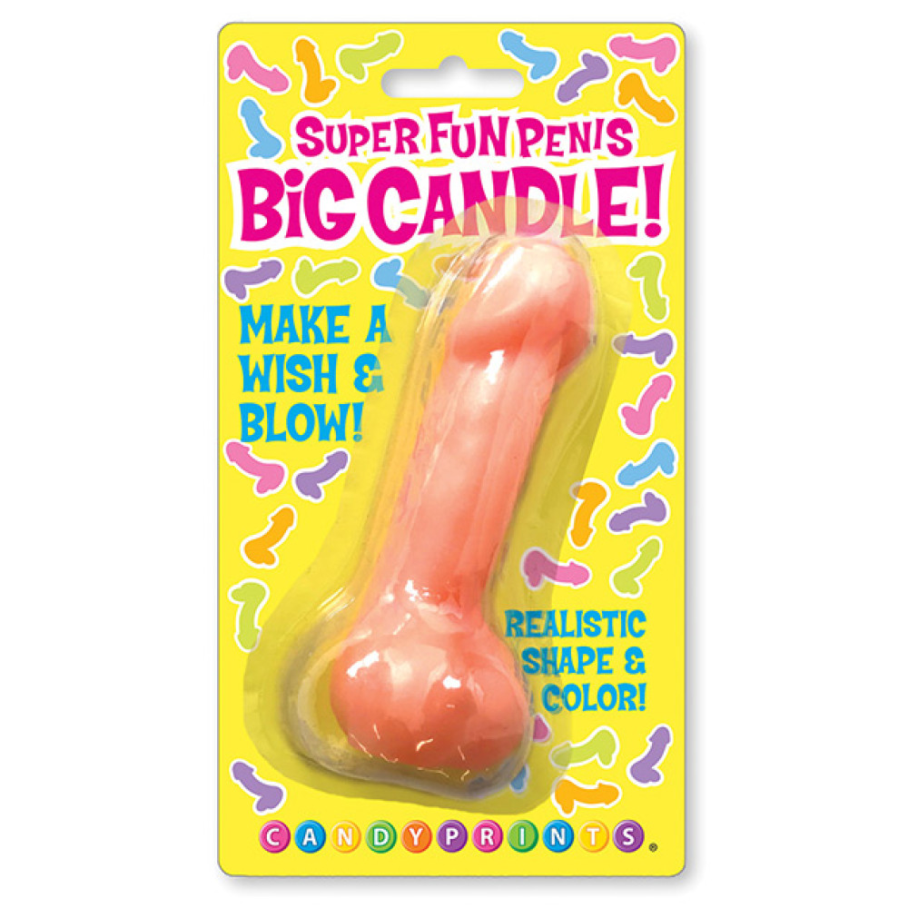 Super Fun Big Penis Candle - Flesh