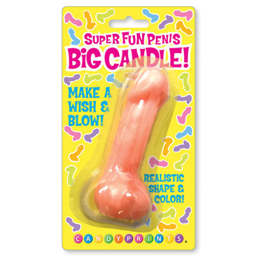 Super Fun Big Penis Candle - Flesh