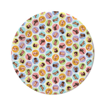 Mini-Penis Plates - Pack of 8
