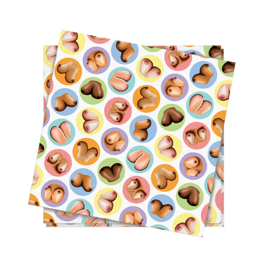 Mini-Boob Napkins - Pack of 8