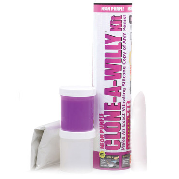 Clone-A-Willy Kit Vibrating - Neon Purple