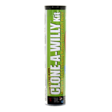Clone-A-Willy Kit Vibrating Glow in the Dark - Green