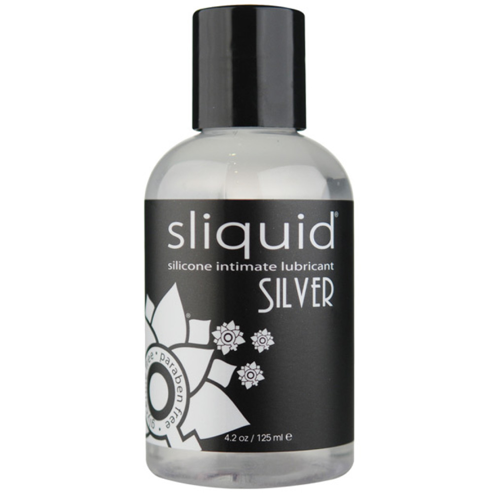 Sliquid Silver Silicone Lube Glycerine & Paraben Free - 4.2 oz