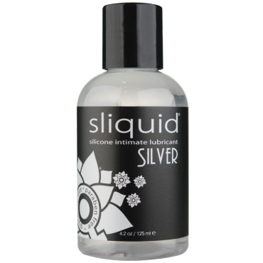 Sliquid Silver Silicone Lube Glycerine & Paraben Free - 4.2 oz