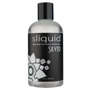 Sliquid Silver Silicone Lube Glycerine & Paraben Free - 8.5 oz