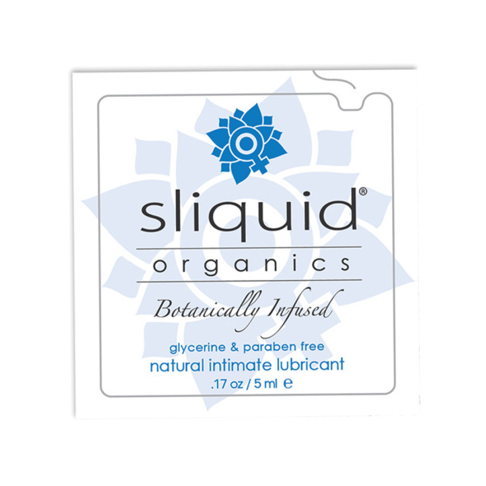 Sliquid Organics Natural Intimate Lubricant - .17 oz Pillow