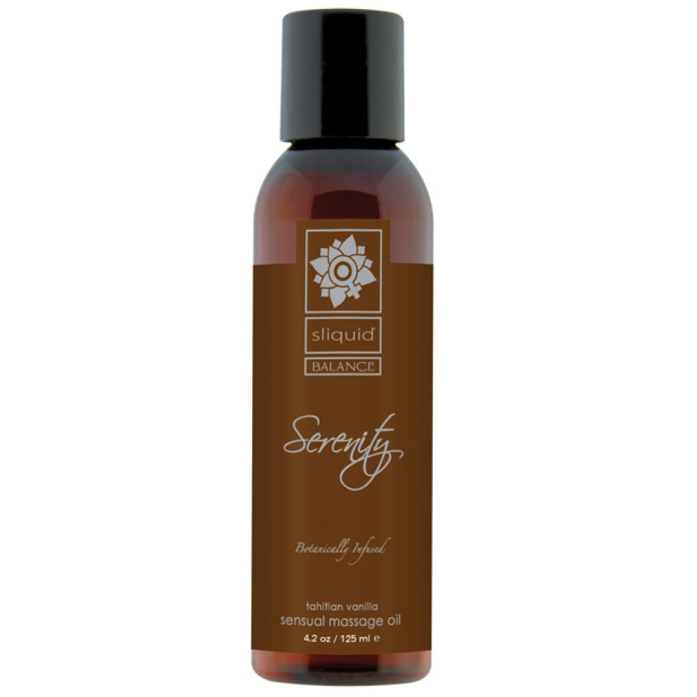 Sliquid Organics Massage Oil - 4.2 oz Serenity