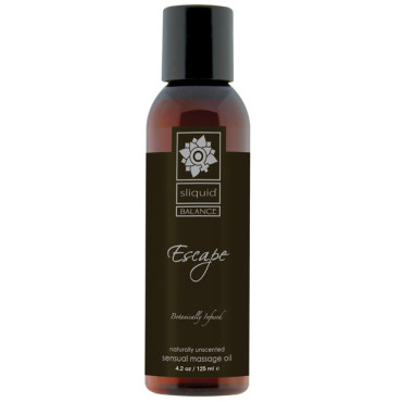 Sliquid Organics Massage Oil - 4.2 oz Escape