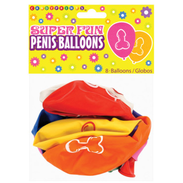 Super Fun Penis Balloons - Pack of 8