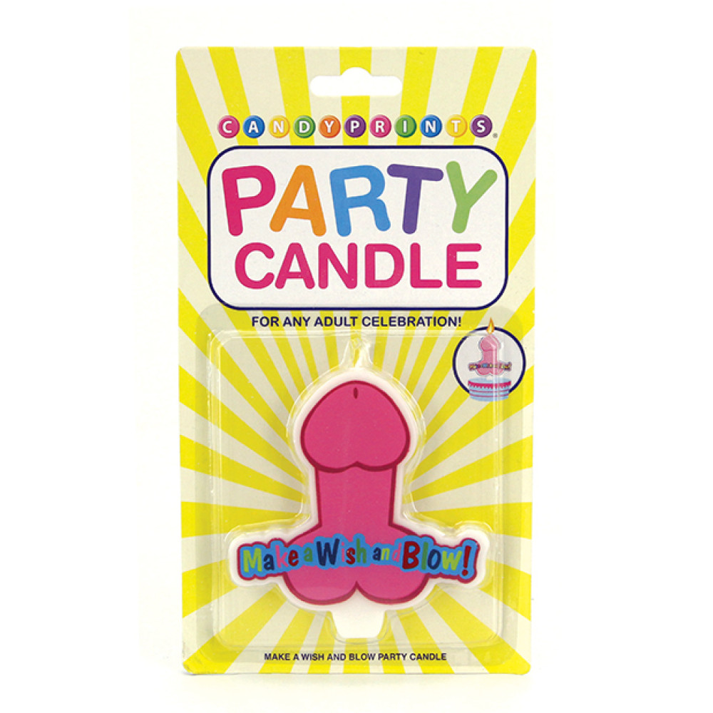 Make a Wish & Blow Penis Party Candle