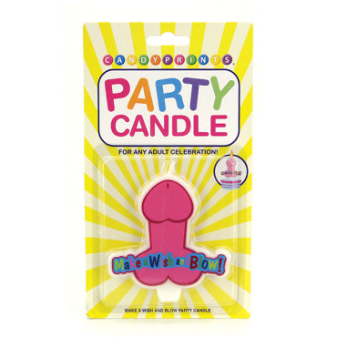 Make a Wish & Blow Penis Party Candle