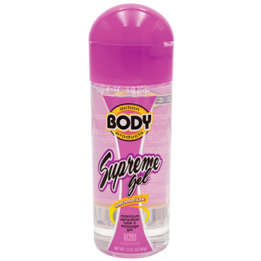 Body Action Supreme Water Based Gel - 2.3 oz Bottle