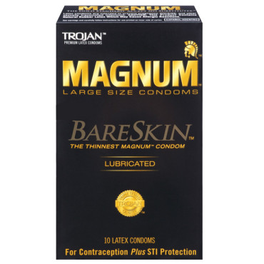 Trojan Magnum Bareskin Condoms - Box of 10