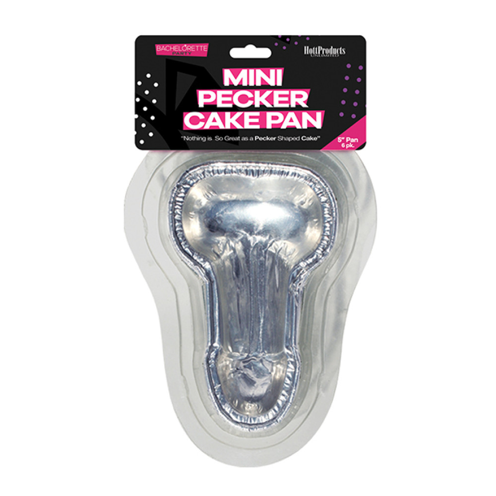 Bachelorette Disposable Peter Party Cake Pan Small - Pack of 6