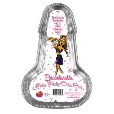 Bachelorette Disposable Peter Party Cake Pan Large - Pack of 2