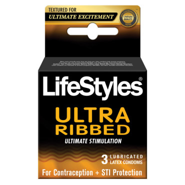 Lifestyles Ultra Ribbed - Box of 3