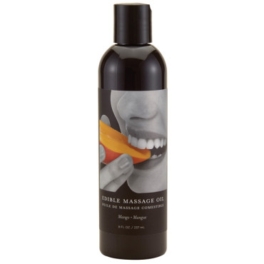 Earthly Body Edible Massage Oil - 8 oz Mango