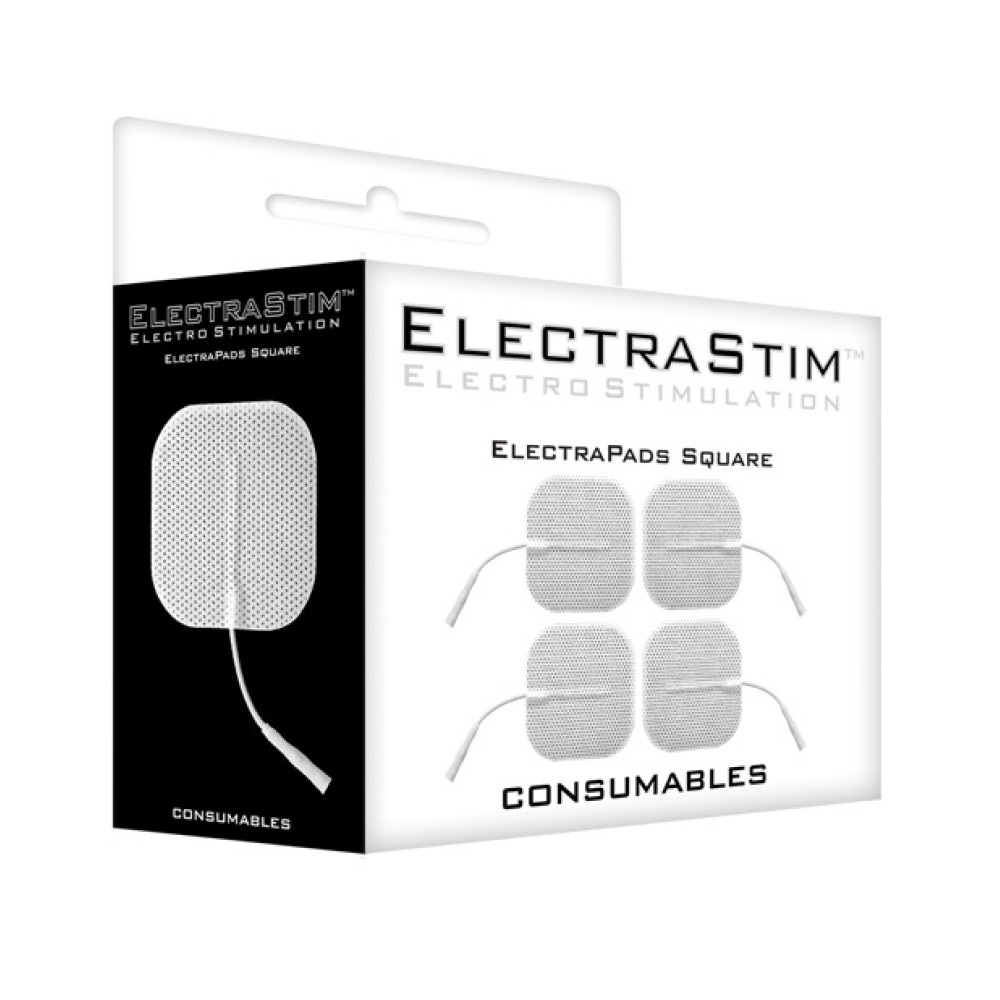 ElectraStim Accessory - Square Self Adhesive Pads (Pack of 4)