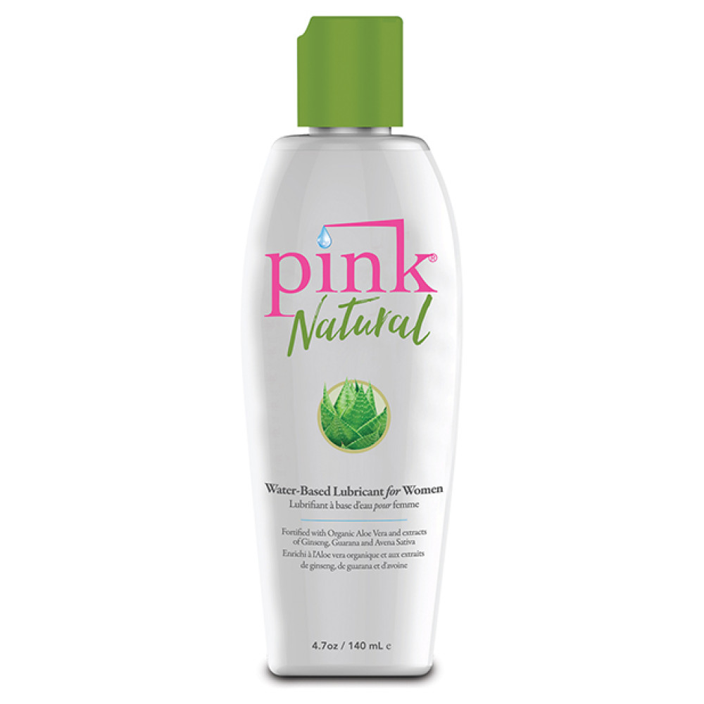 Pink Natural Water Based Lubricant for Women - 4.7 oz