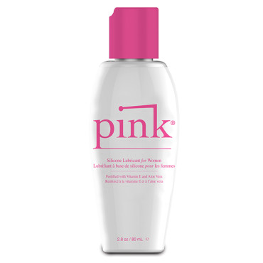 Pink Silicone Lube - 2.8 oz Flip Top Bottle