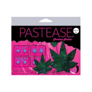 Pastease Body Set Disco Leaf - Green O/S