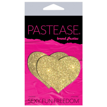 Pastease Premium Glitter Heart - Gold O/S