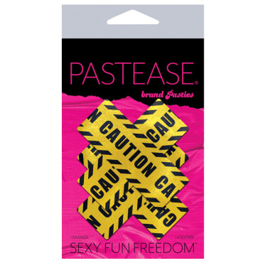 Pastease Premium Caution Cross - Black/Yellow O/S