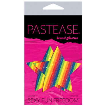 Pastease Premium Glitter Star - Rainbow O/S
