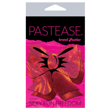 Pastease Premium Hologram Bow - Red O/S