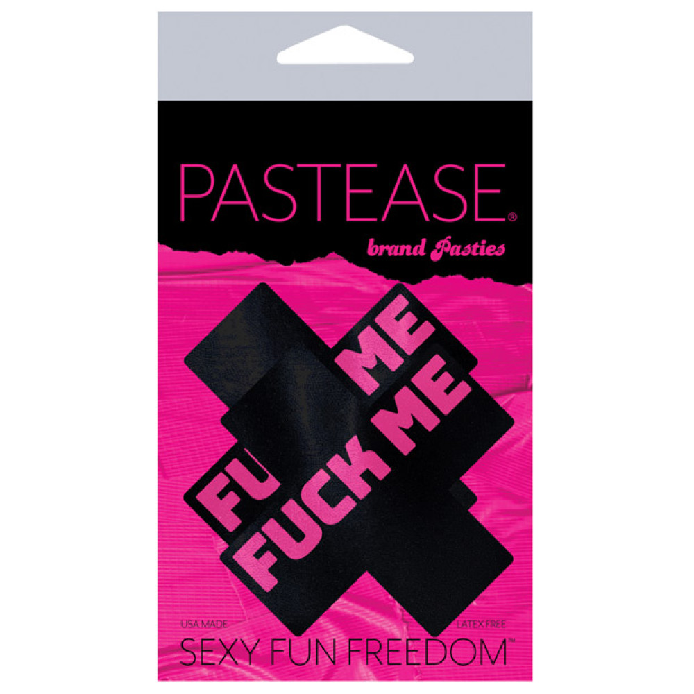 Pastease Premium Fuck Me Plus - Black/Pink O/S