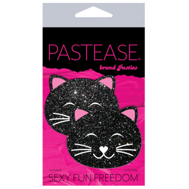 Pastease Premium Glitter Black Cat - Black O/S