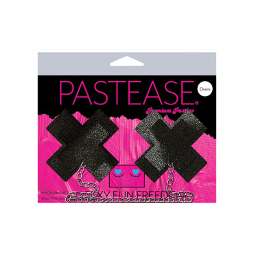 Pastease Chain Plus X Liquid Cross - Black O/S