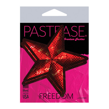 Pastease Premium Diamond Thom Disco Nautical Star - Red O/S