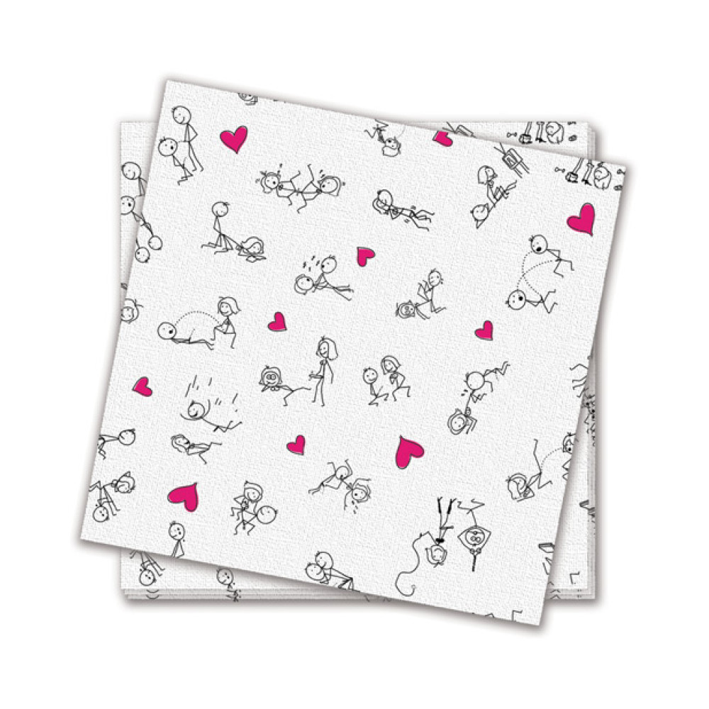 Dirty Dishes Posistion Napkins - Bag of 8