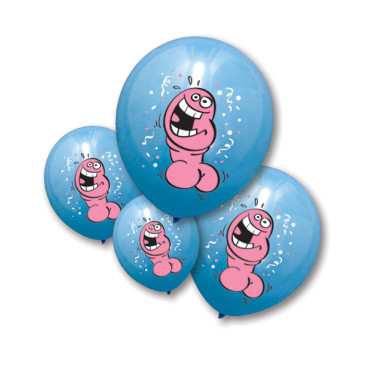 Bachelorette Pecker Balloons - Pack of 6
