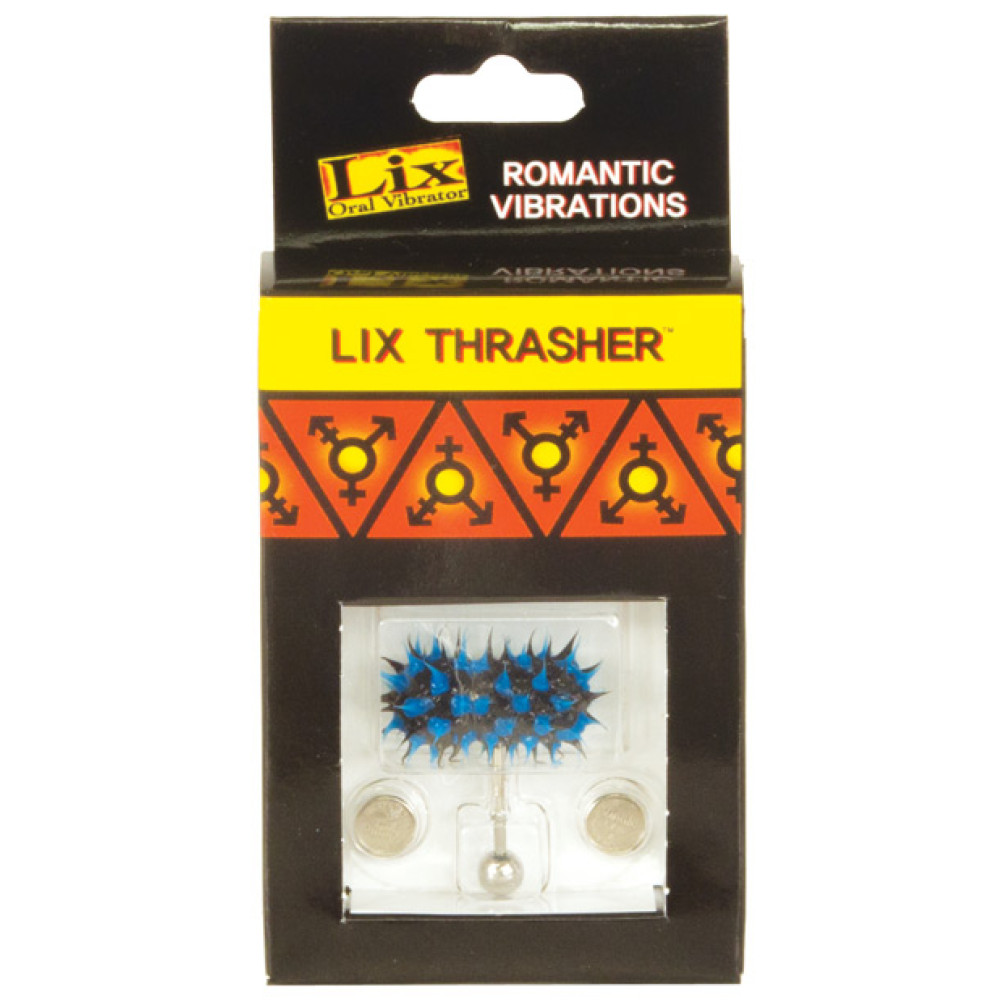 Lix Thrasher Oral Vibrator Tongue Ring - Asst. Colors