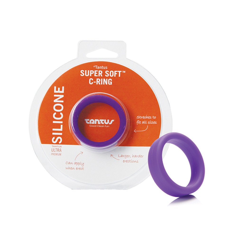 Tantus 1.5" Supersoft C Ring - Lilac