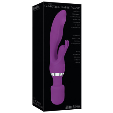 Adam & Eve Eve's The G Motion Rabbit Wand - Purple