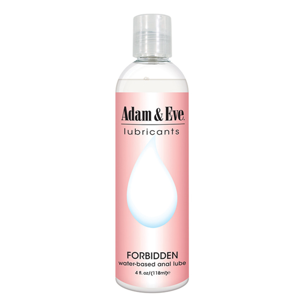 Adam & Eve Forbidden Anal Water Based Lube - 4oz