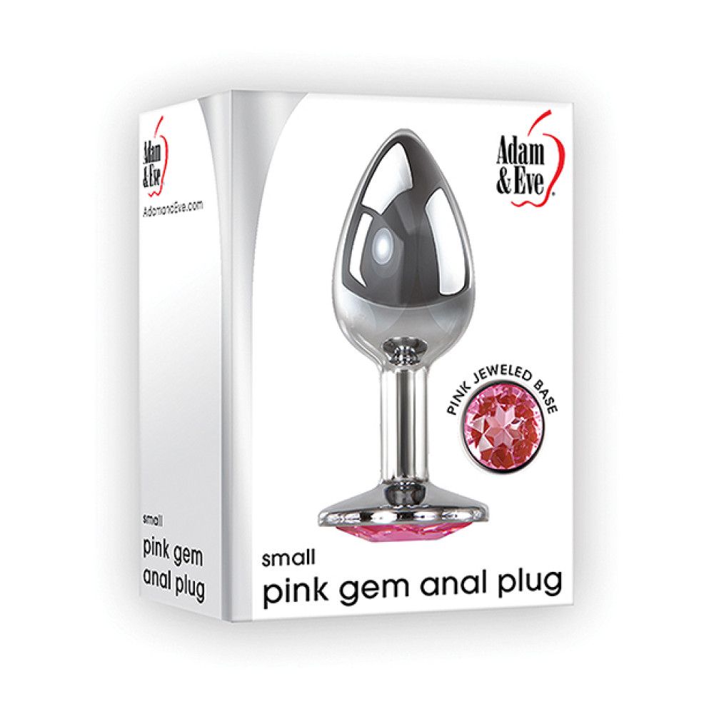 Adam & Eve Pink Gem Anal Plug Small