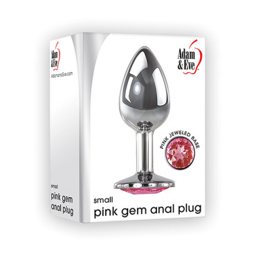 Adam & Eve Pink Gem Anal Plug Small