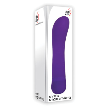 Adam & Eve Eve's Orgasmic G Silicone Vibrator - Purple