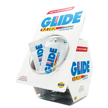 Anal Glide Extra Sample Packet - Box of 50