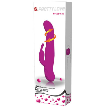 Pretty Love Mystic Rechargeable Rabbit - 30 Function Fuchsia