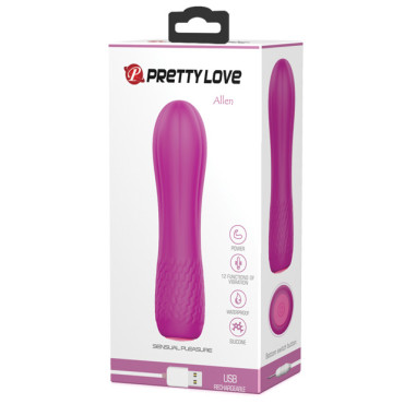Pretty Love Allen Mini Vibe - 12 Function Fuchsia