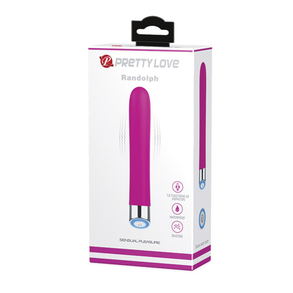 Pretty Love Randolph Light-Up Vibrator 12 Function - Fuchsia