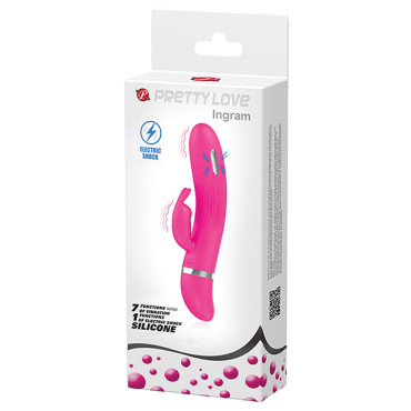 Pretty Love Ingram Electro Shock Vibrator - Fuchsia