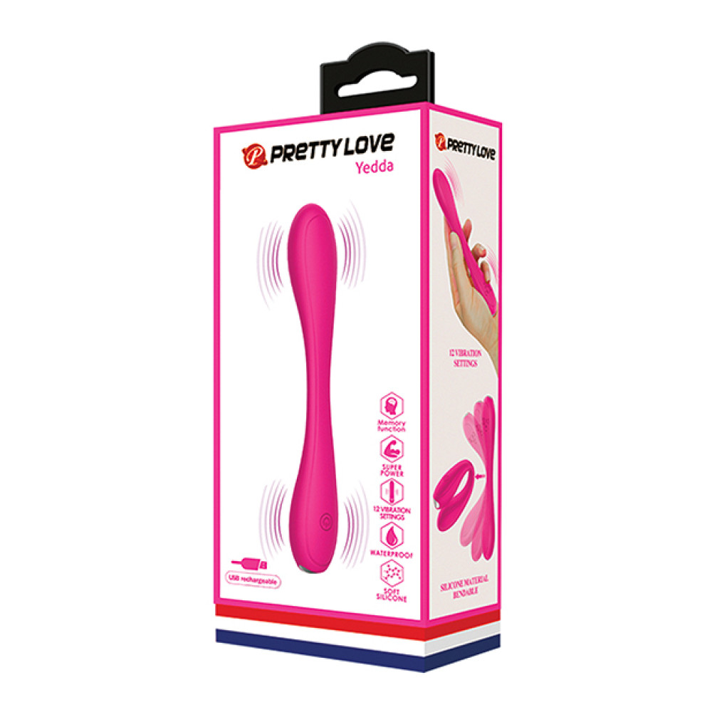 Pretty Love Yedda Bendable Vibrator - Pink